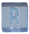 lettera r acqua